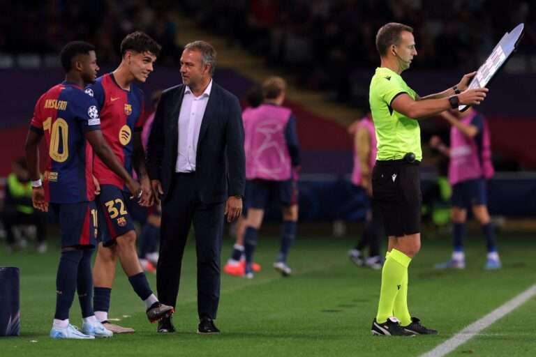 Barcelona Duo Ansu Fati and Hector Fort Unhappy: Hansi Flick's Message