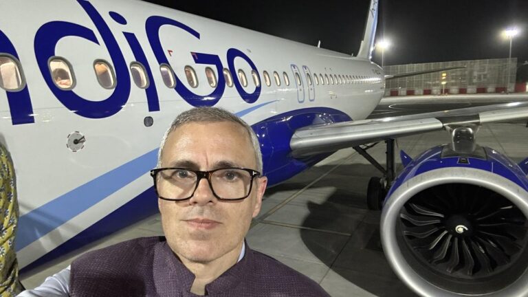 JK CM Abdullah expresses frustration over flight diversion incident.