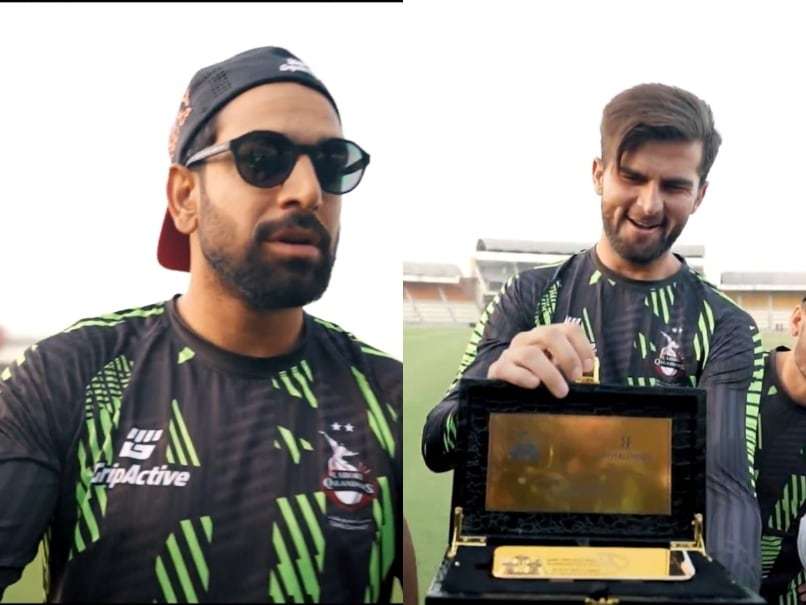 Shaheen Afridi receives 24k gold-plated iPhone 16 Pro.