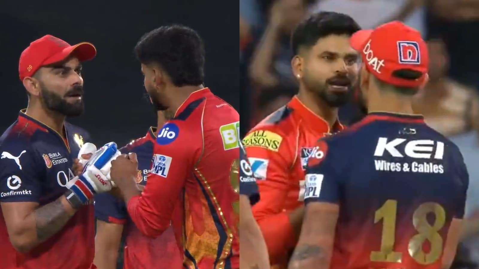 Shreyas Iyer Confronts Virat Kohli Over Celebration Incident.