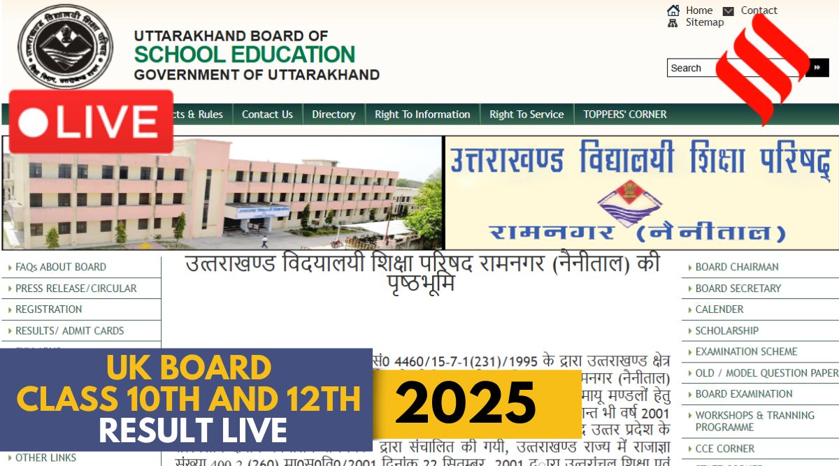 Uttarakhand Board Class 10th and 12th Results 2025 Declared